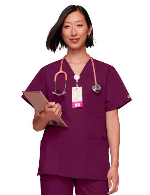 Blouse médicale unisexe, Cherokee Workwear Originals, 3 poches (WWE4876)