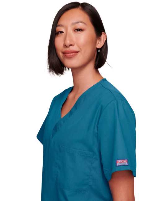 Blouse médicale unisexe, Cherokee Workwear Originals, 3 poches (WWE4876)