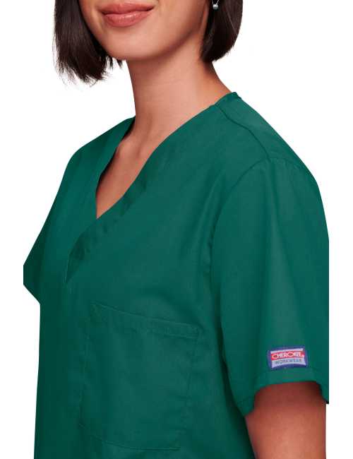 Blouse médicale unisexe, Cherokee Workwear Originals, 3 poches (WWE4876)