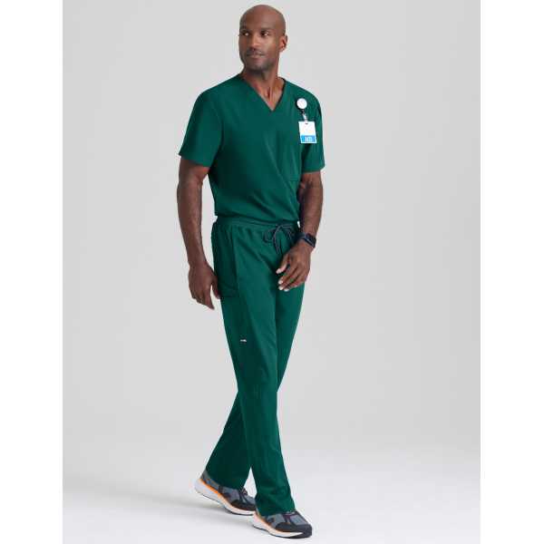 Bata médica para hombre, colección "Grey's Anatomy Stretch" (GRST079-)