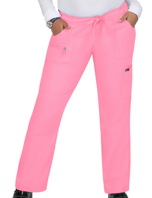 Pantalon médical Femme Koi "Peace", 5 poches Koi Lite (721) Rose