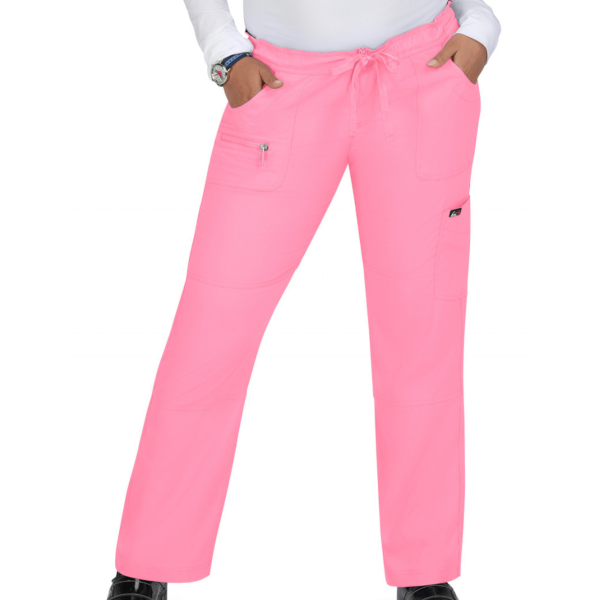 Pantalon médical Femme Koi "Peace", 5 poches Koi Lite (721) Rose