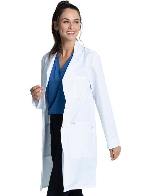 Blouse médicale Blanche Longue unisexe, Cherokee, collection "Project Lab" (CKE460) dos