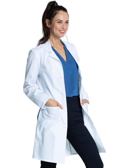 Blouse médicale Blanche Longue unisexe, Cherokee, collection "Project Lab" (CKE460) dos