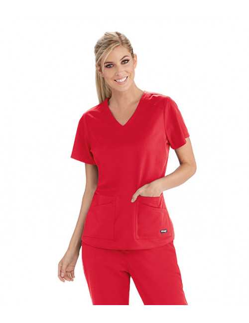 Women's medical blouse, "Grey's Anatomy Stretch" collection (GRST011-)