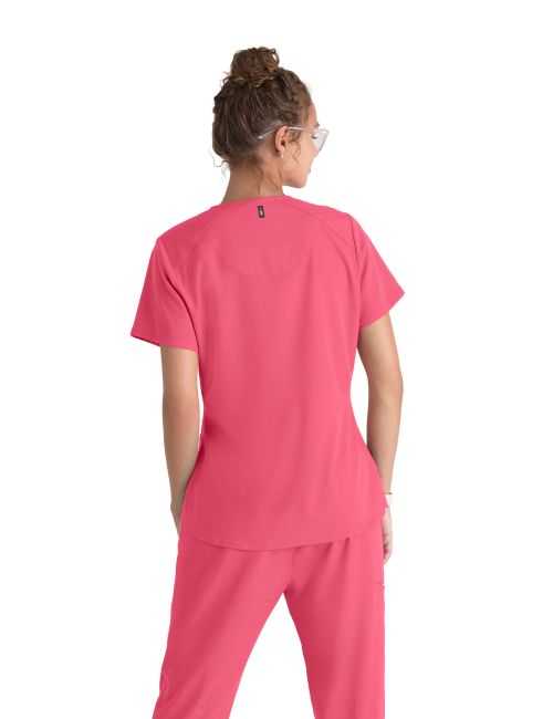 Women's medical blouse, "Grey's Anatomy Stretch" collection (GRST011-)