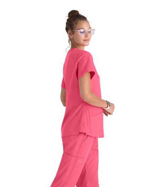 Women's medical blouse, "Grey's Anatomy Stretch" collection (GRST011-)