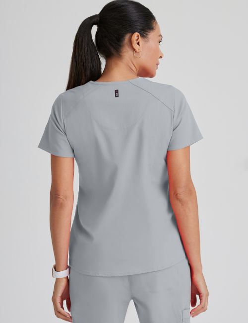 Women's medical blouse, "Grey's Anatomy Stretch" 2 pockets (GRST011)