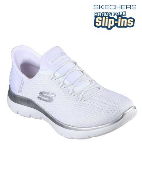 Baskets médicales Femme Skechers Slip-Ins Blanche (150123-WSL)