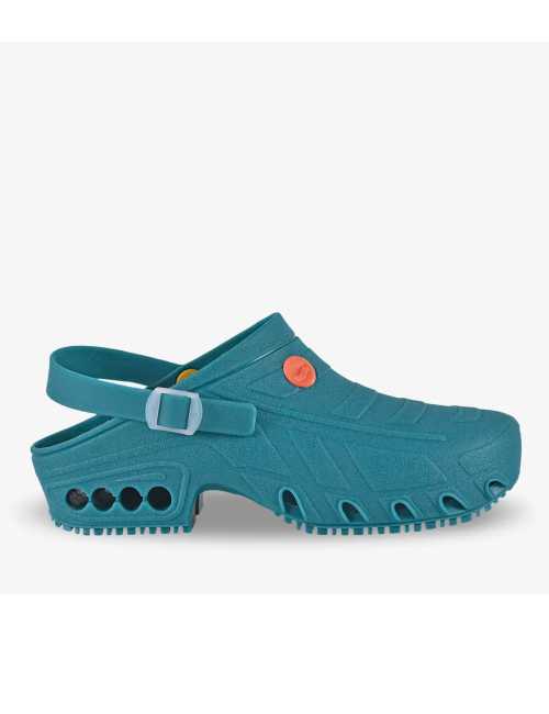 Sabot Médical Autoclavable Teal blue, "Oxyclog", Oxypas