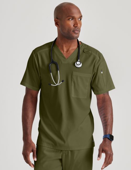 Blouse médicale homme, Grey's Anatomy "Stretch" 1 poche (GRST079)