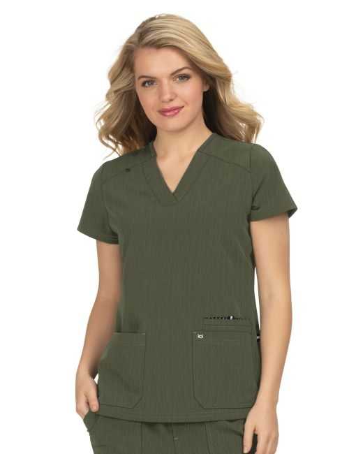 Blouse médicale Femme Koi "Hustle and Heart", 2 poches Koi Next Gen (1019)