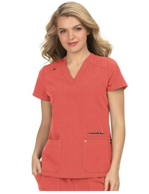 Blouse médicale Femme Koi "Hustle and Heart", 2 poches Koi Next Gen (1019)