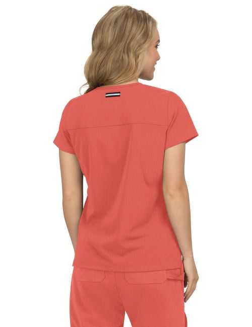 Blouse médicale Femme Koi "Hustle and Heart", 2 poches Koi Next Gen (1019)