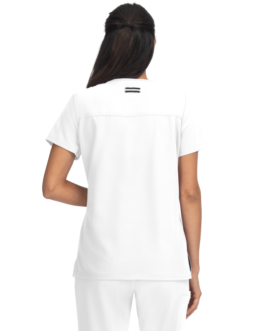 Blouse médicale Femme Koi "Hustle and Heart", 2 poches Koi Next Gen (1019)