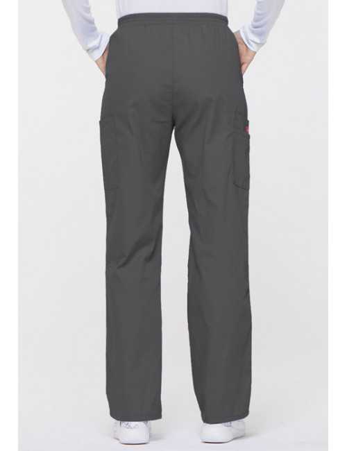 Pantalon médical Unisexe élastique, Dickies, Collection "EDS signature" (86106), couleur gris anthracite, vue dos