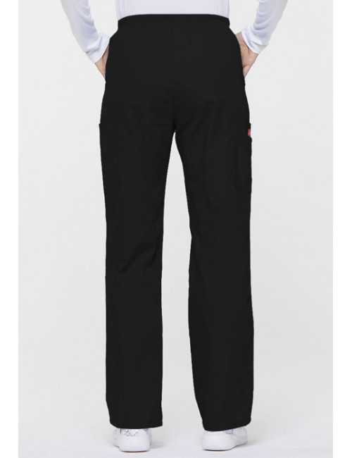 Pantalon médical Unisexe élastique, Dickies, Collection "EDS signature" (86106), couleur noir, vue dos