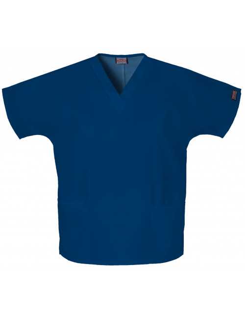 Blouse médicale Homme, 2 poches, Cherokee Workwear Originals (4700) bleu marine vue produit