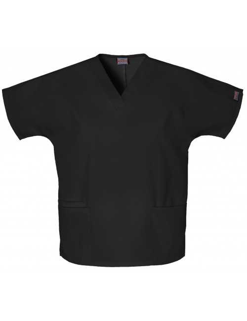 Blouse médicale Homme, 2 poches, Cherokee Workwear Originals (4700) noir vue modele