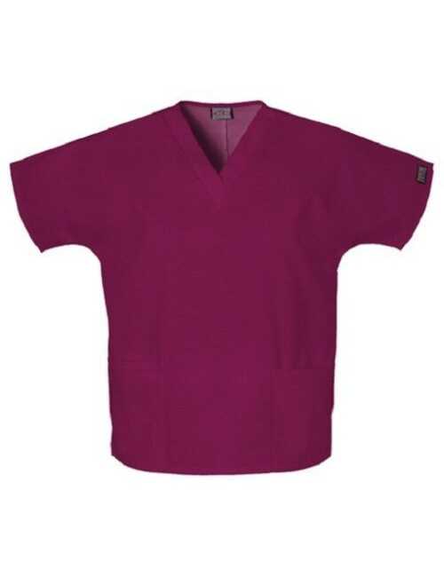 Blouse médicale Homme, 2 poches, Cherokee Workwear Originals (4700) bordeaux