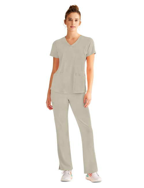 Blouse médicale femme beige 