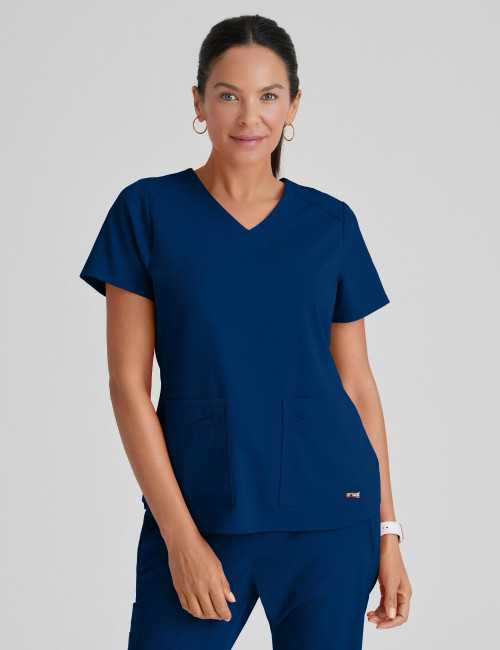 Blouse médicale femme, Grey's Anatomy "Stretch" 2 poches (GRST011)