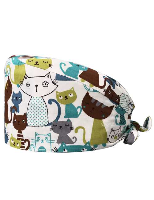 Medical cap "Kawaii Cats " (209-12199)