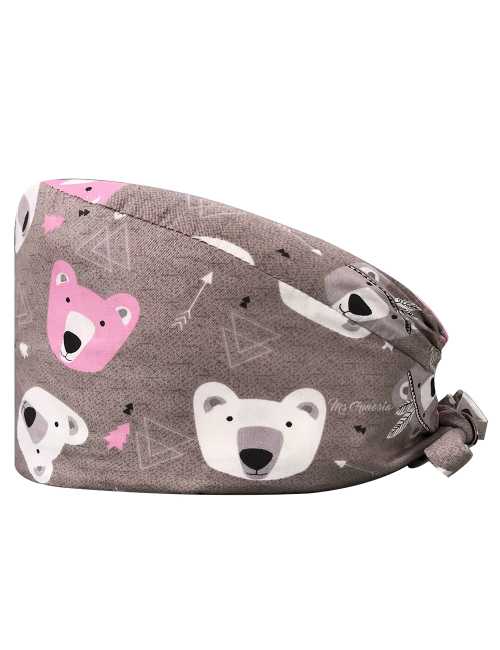 Gorra médica "Pink Bears" (209-12052)