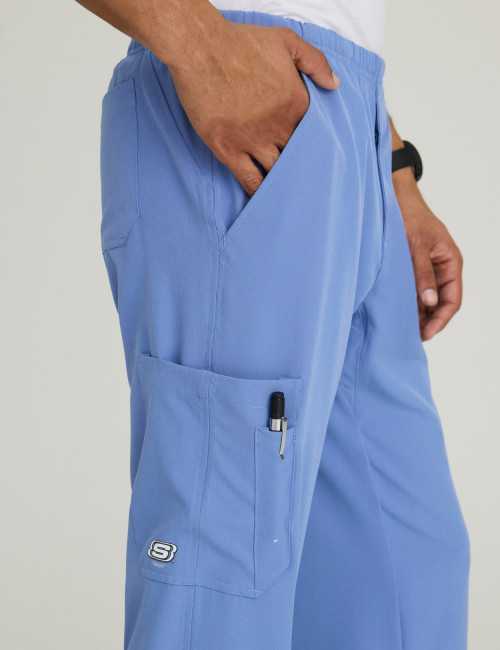 Pantalon médical homme,"Skechers", 4 poches (SK0215)