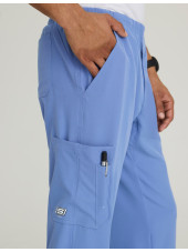 Pantalon médical homme,"Skechers", 4 poches (SK0215)