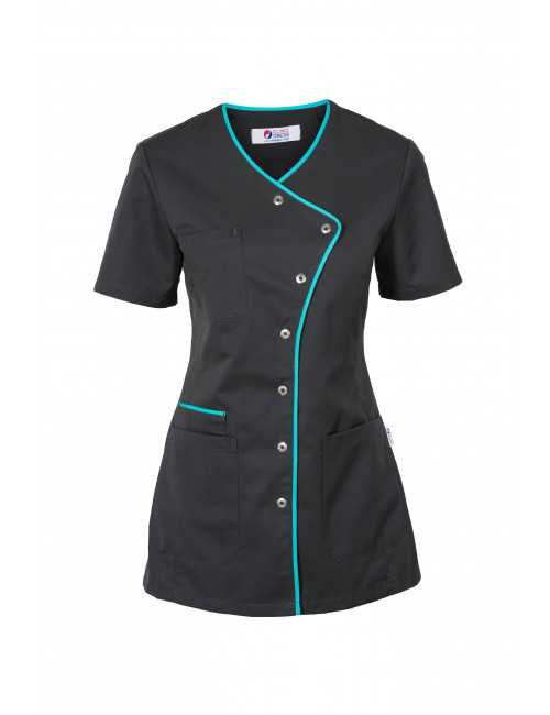 Blouse médicale femme "Eloïse", Clinic dress turquoise produit