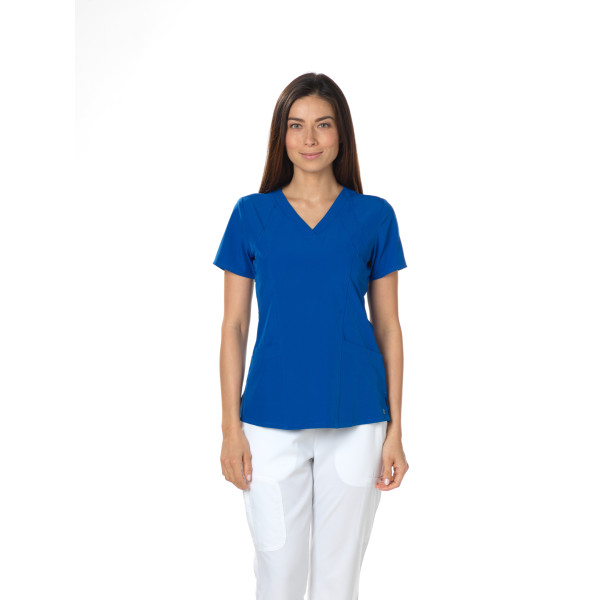 Blouse médicale Femme, Barco One (5105) bleu royal ensemble