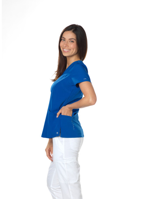 Blouse médicale Femme, Barco One (5105) bleu royal ensemble 2